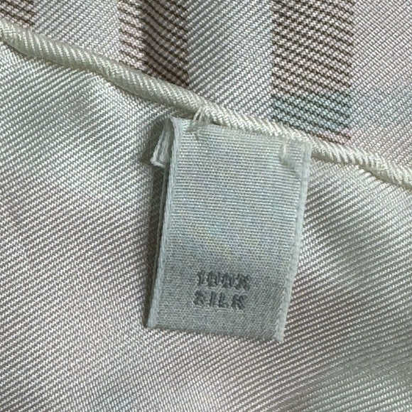 Burberry Check 100% Silk Scarf - Picture 4 of 5